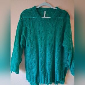 Anthropologie Mohair-Blend Sweater – Made in Italy